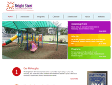 Tablet Screenshot of brightstartcdc.net